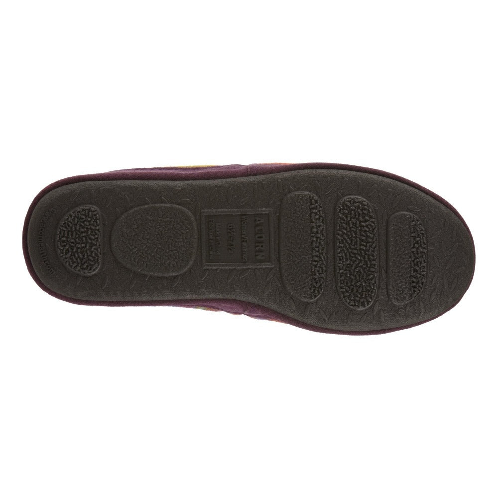 Women's Forest Bootie Slippers in Heather Grey Hare Bottom Sole Tread#color_heather-grey-hare