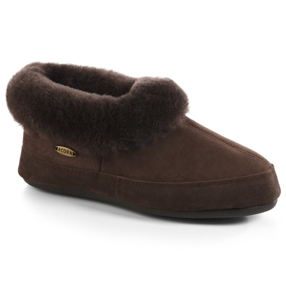 Women's Oh Ewe Boot Slippers in Coffee Bean Right Angled View#color_coffee-bean