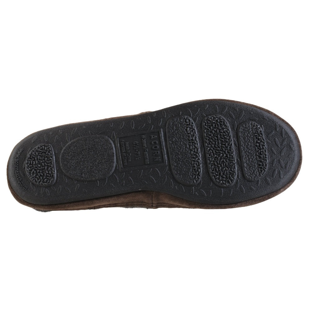 Women's Lightweight Bristol Loafer in Black Bottom Sole Tread#color_black