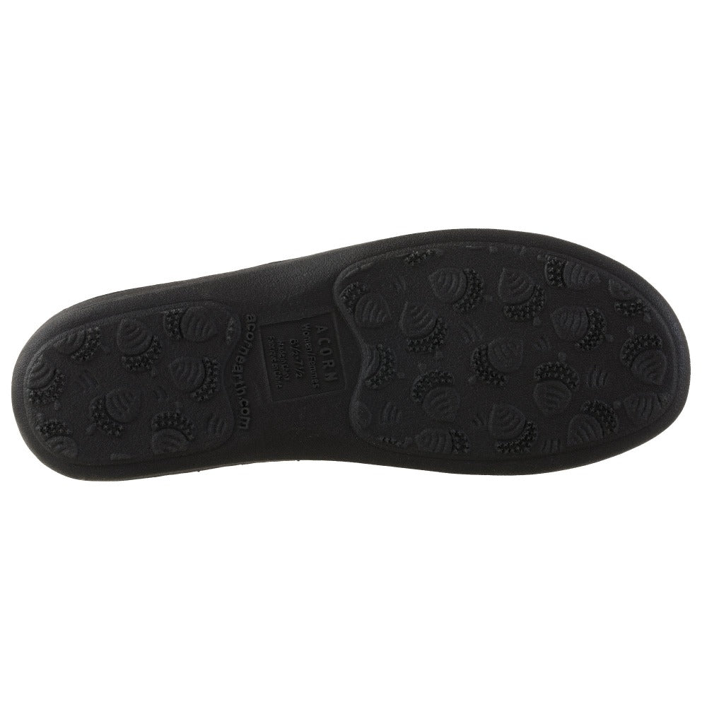 Women’s Flora Hoodback Slipper in Oatmeal Heathered Bottom Sole Tread#color_oatmeal