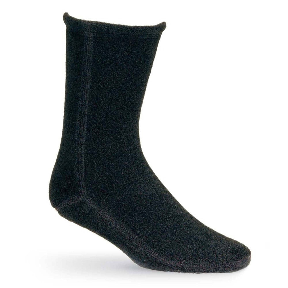 Versafit Fleece Cabin Socks in Black#color_black