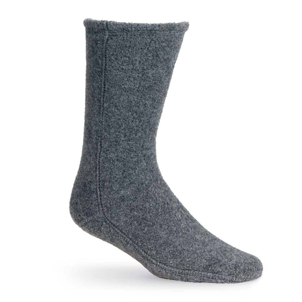 Versafit Fleece Cabin Socks in Charcoal#color_charcoal