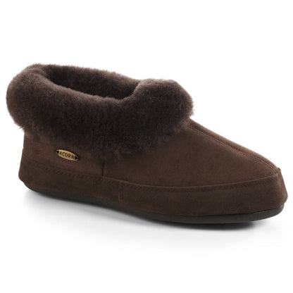 Women's Oh Ewe Boot Slippers in Coffee Bean Right Angled View#color_coffee-bean
