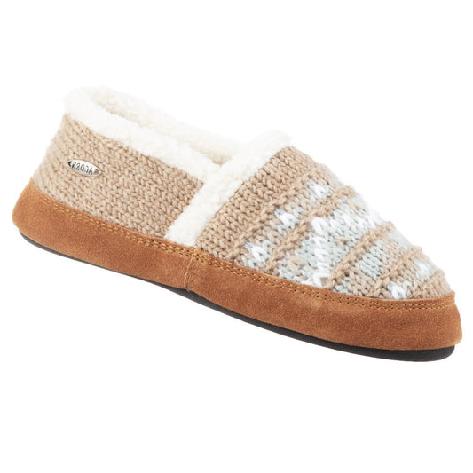 Nordic Oatmeal Heather Acorn Slipper#color_nordic-oatmeal-heather