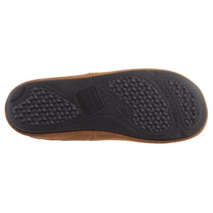 Acorn Women's Geo Hoodback Slipper Garnet Sole View #color_garnet