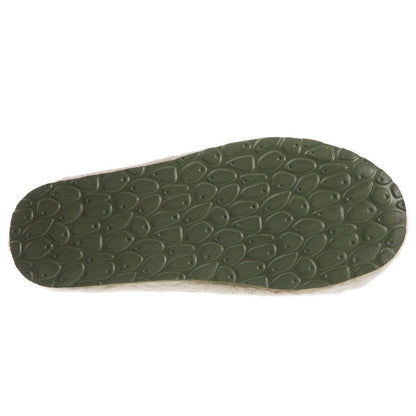 Women’s Algae-Infused Spa Slippers in Ewe Bottom Sole Tread#color_white