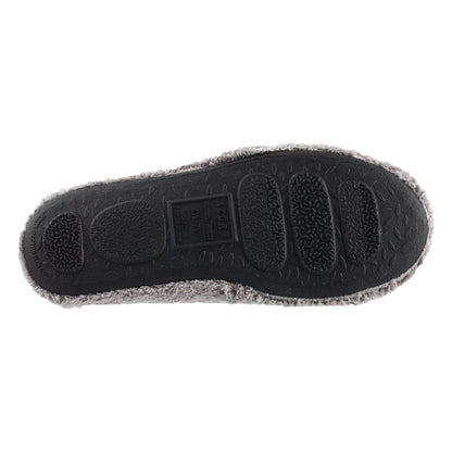 Women's Spa Quilted Clog in Grey Bottom Sole Tread#color_grey